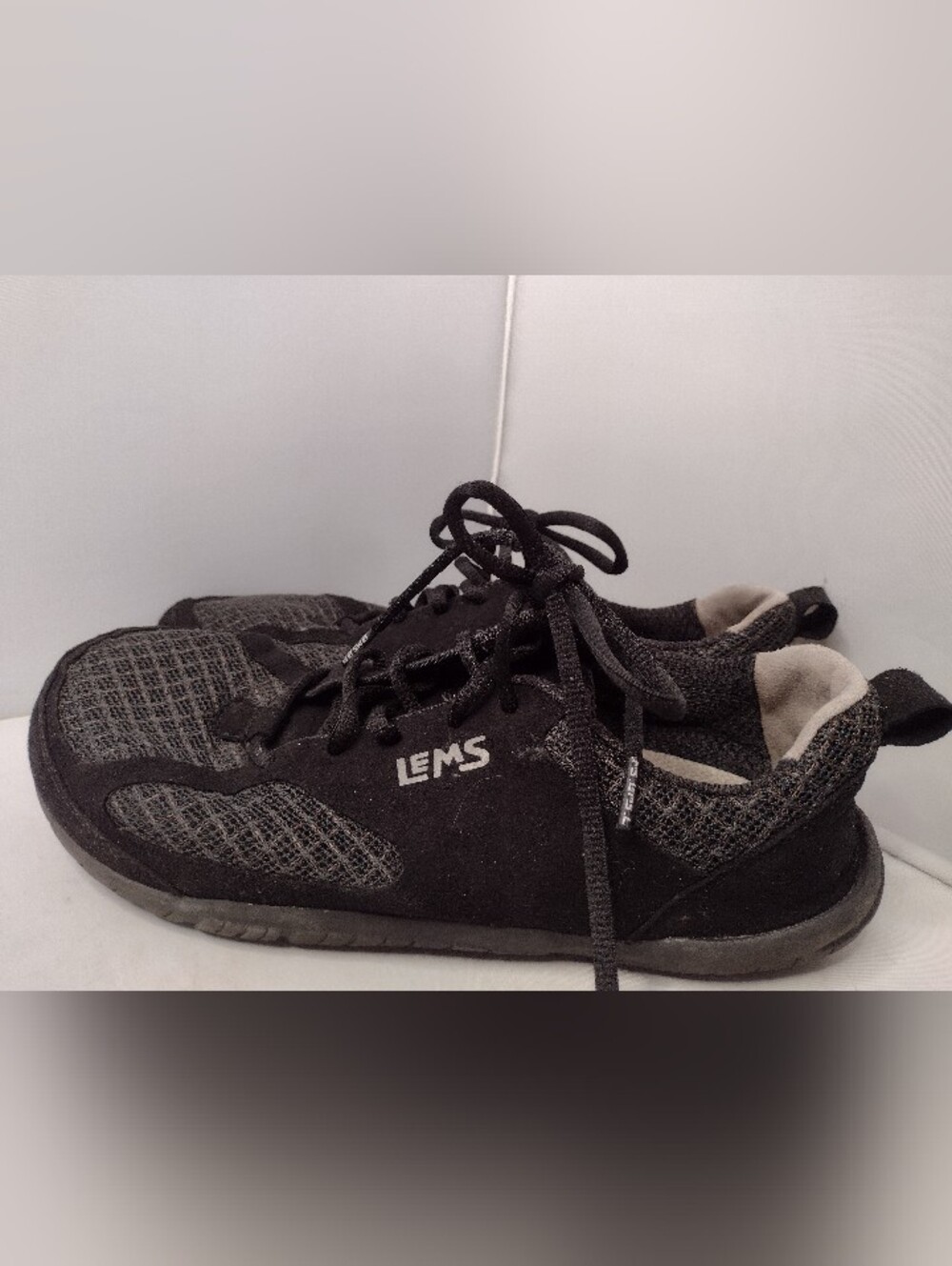Lems Primal 2 Athletic Trail Hiking Sneakers Shoes Black Unisex M7 W8.5 Black N
